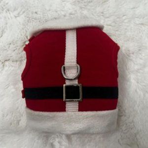 Dog Santa/Christmas Harness in Red, White & Black by Martha Stewart-Size X-Small